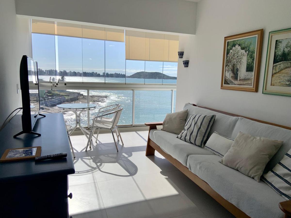 Apartamento Vista Do Mar, Pe Na Areia E Aguas Tranquilas, No Cento De Guarapari Exterior photo